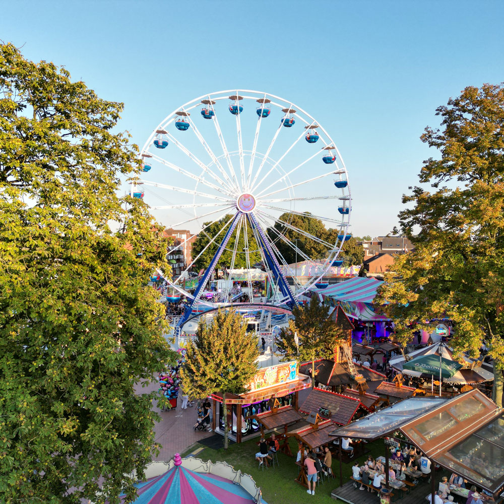 burgkirmes_erkelenz Riesenrad auf der Erkelenzer Burgkirmes